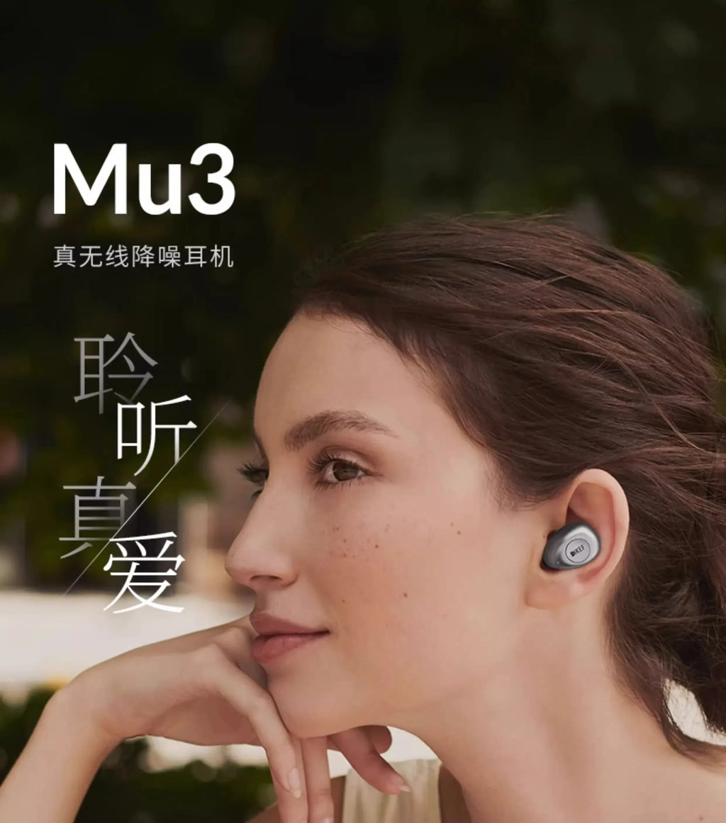 Tidesmit Hi-Fi Wireless Noise Cancelling Earbuds - Black & Gray Edition Tidesmit