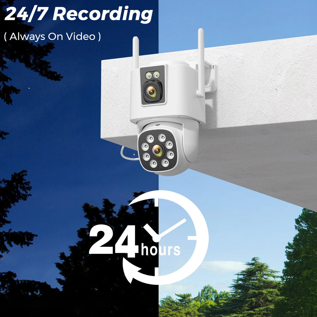 4G Solar Camera  Outdoors Wifi PTZ IP Camera 8MP 4K HD CCTV Camera AOV 24 Hour Recording Human Ai Auto Detect Tracking ICSee APP