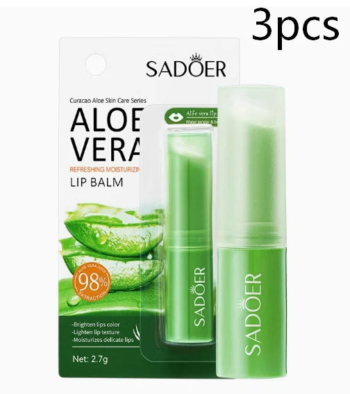 Aloe Lip Balm for Dry Lips: Natural Moisturizing Lip Treatment | Tidesmit Lip Care buy 2 free 1 Tidesmit