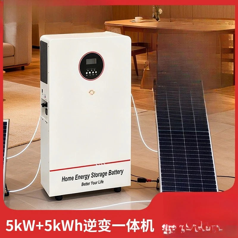 household solar power generation emergency power supply inverse control integrated machine mobile home energy storage battery