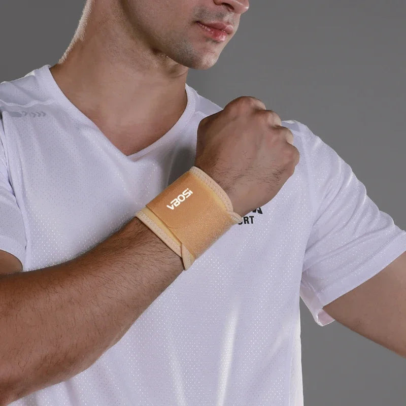 VBOSI Adjustable Wrist Support Brace Neoprene Compression Wristband for Sports Fitness Weightlifting Basketball Pain Relief Wris