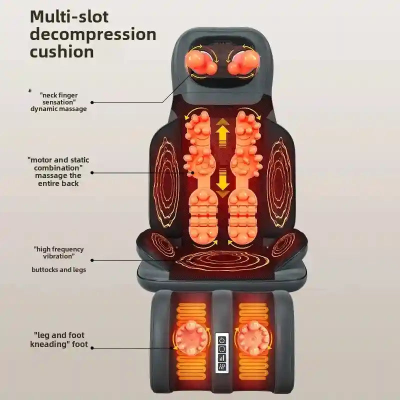 Tidesmit Full Body 5-in-1 Folding Electric Massager with Heat Therapy Massage Roller Tidesmit