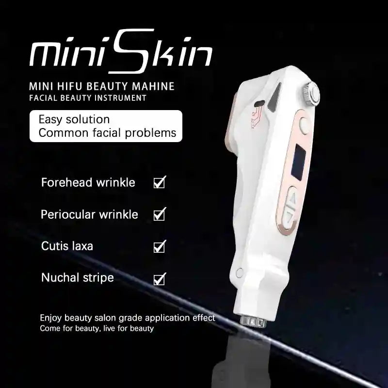 Mini Hifu Facial Machine for Skin Tightening and Wrinkle Reduction Eye Massage Instrument Tidesmit