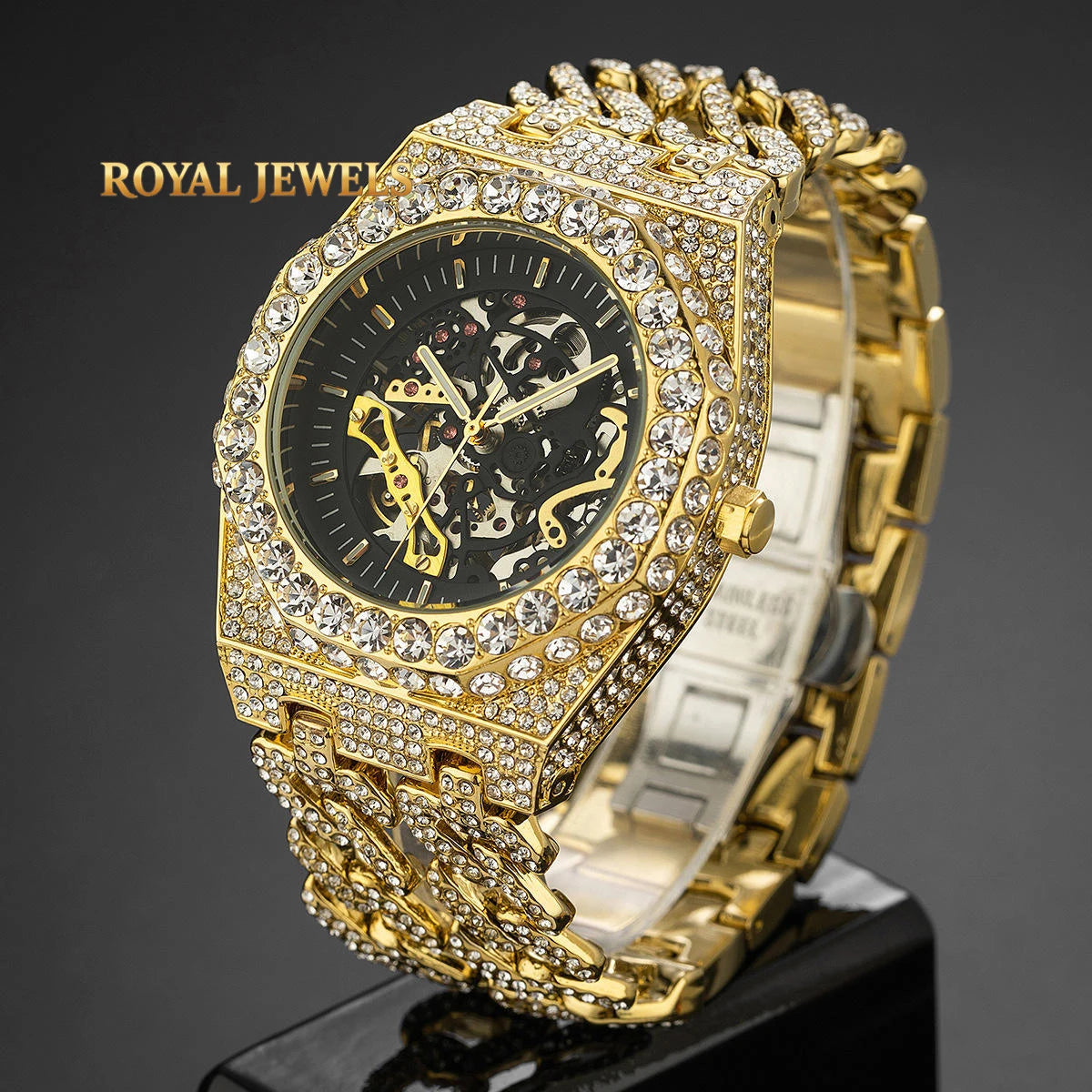 Hot Sale Mossinate Mechanical Watch Stainless Steel Bracelet Dial Round Men Luxury Wristwatch for Daily Wear