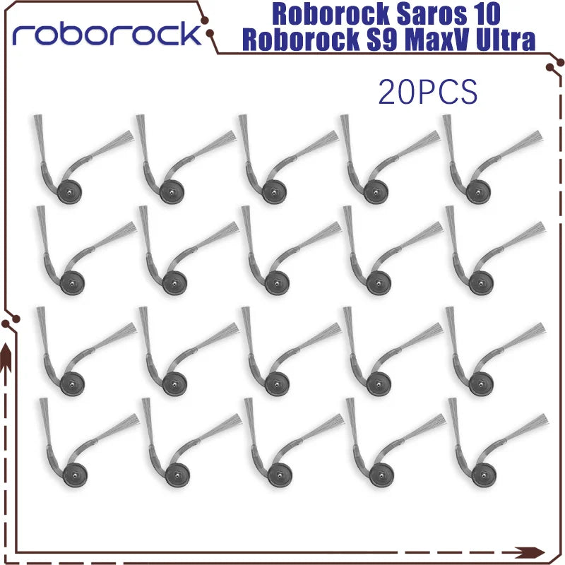 Tidesmit replacement parts kit for Roborock Saros 10 and S9 MaxV Ultra including main brush, side brush, and filter