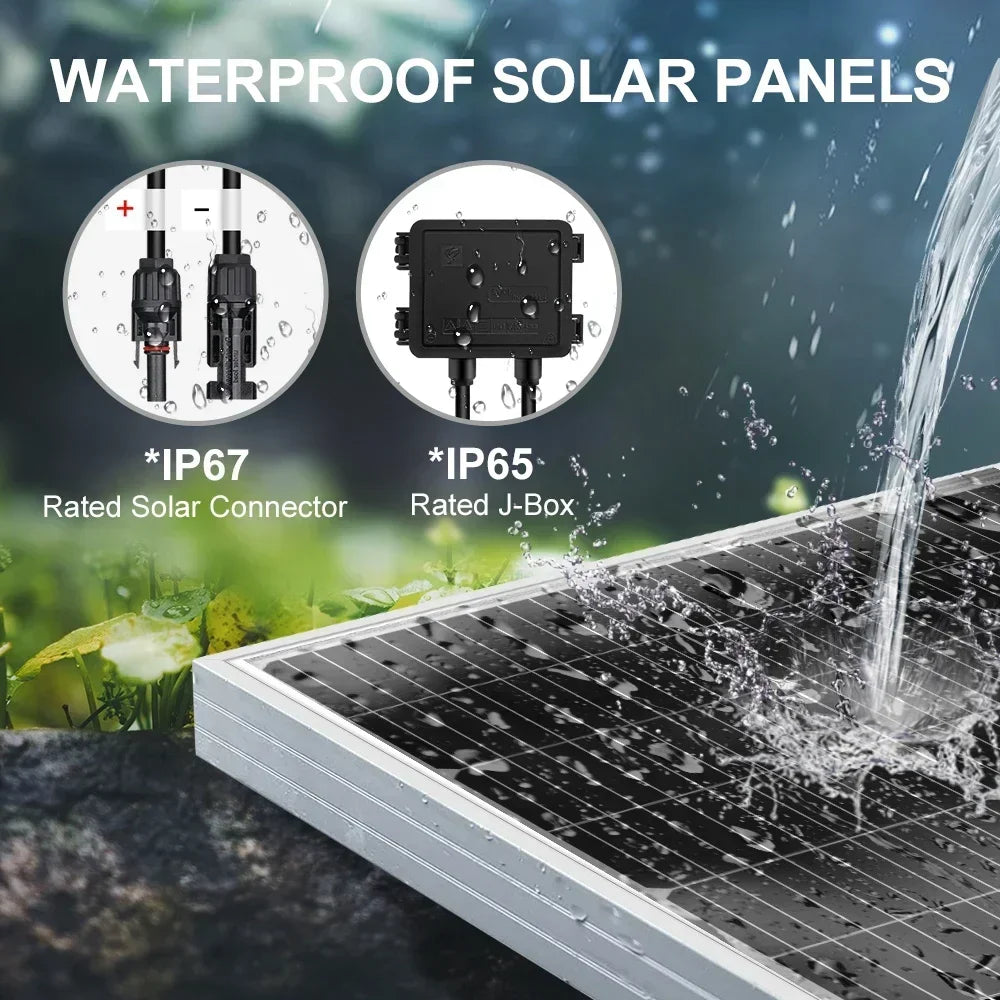 6000W/3000W High-Power Solar Panel Kit, Suitable for Outdoor Activities and Homes Camping and RV Off Grid Living