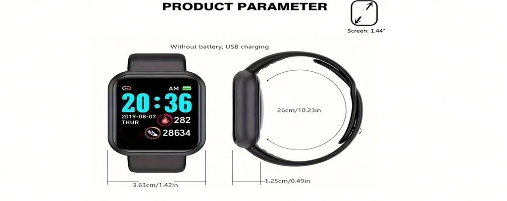 Smartwatch Men Women Kids Watch Electronic Smart Watches D20 Y68 Clock Fitness Monitor Birthday Gift For IOS Android Bracelet