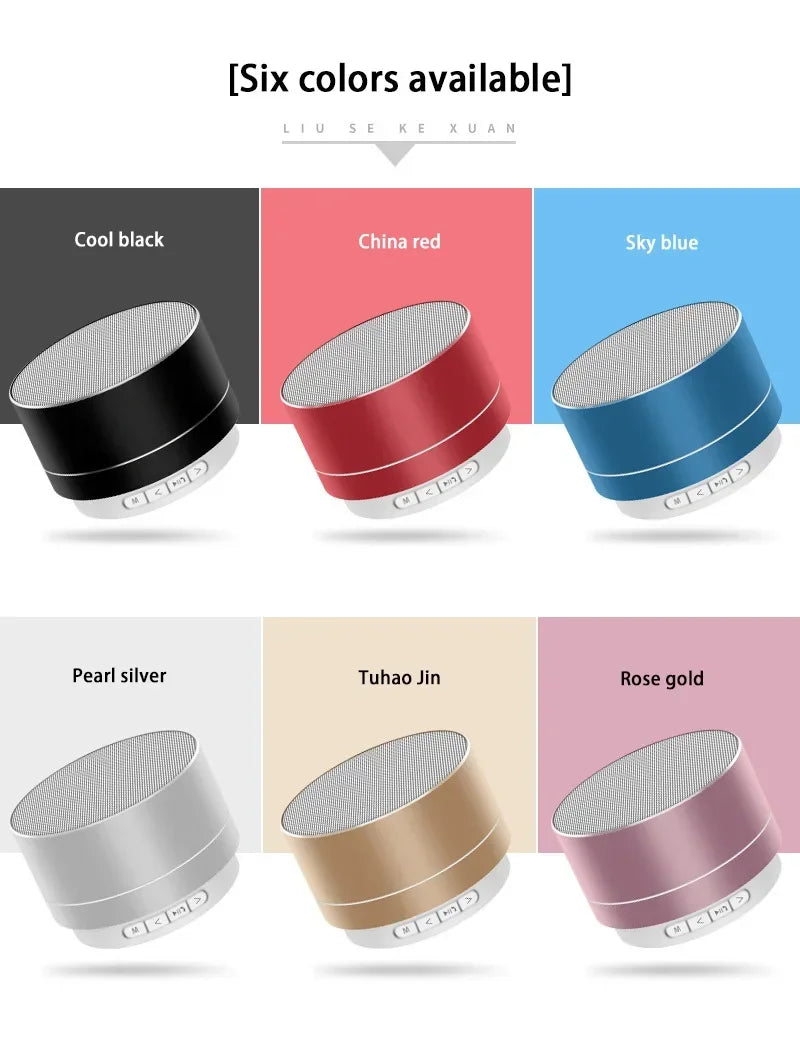 Lenovo A10 Mini Portable Speaker Bluetooth Wireless Audio Dazzling Crack LED Light Subwoofer Support TF Card USB For PC/Mobile