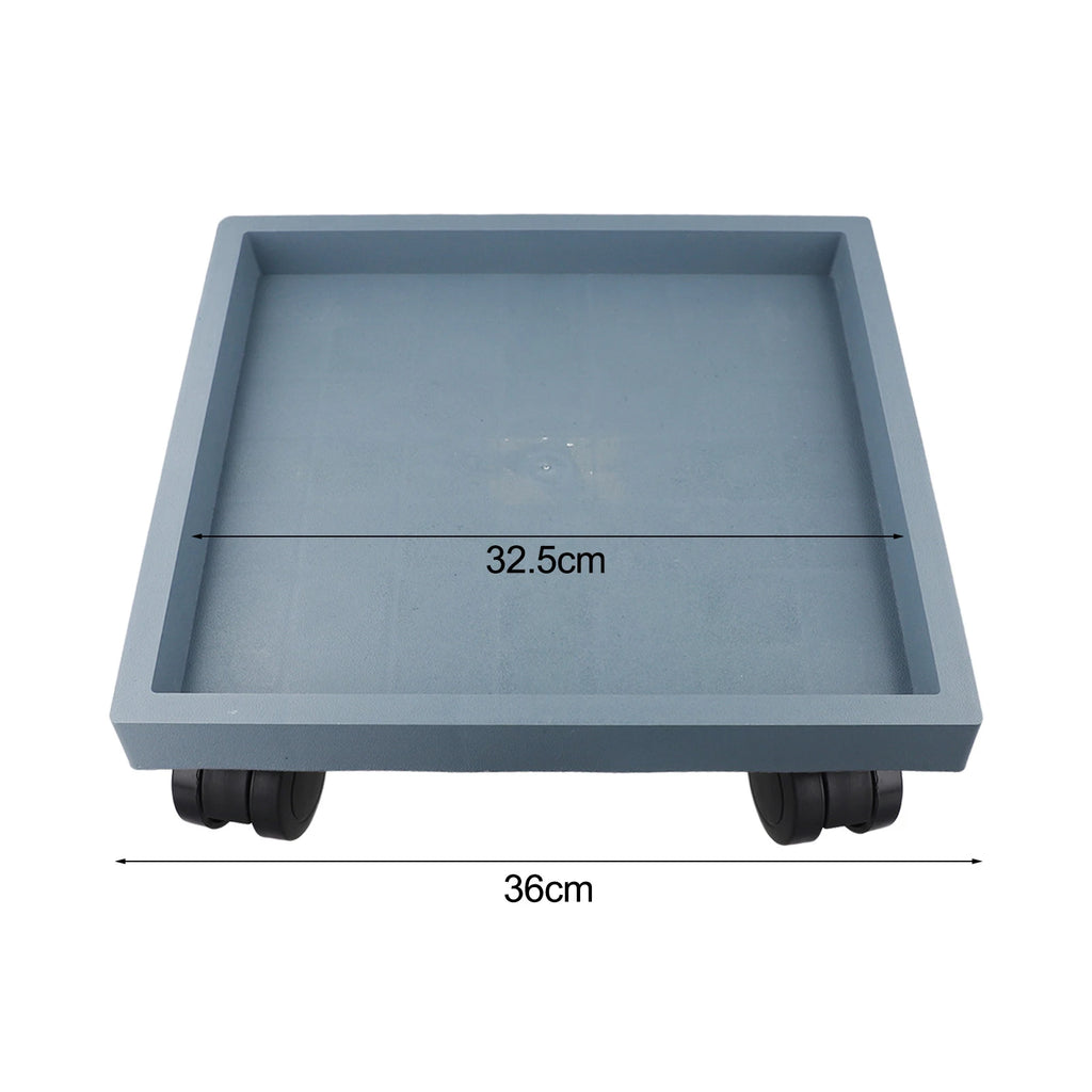 Industrial Design Outdoor Gardening Movable Wheel Tray Plant Container Tray Does Not Scratch Floor Maneuverability