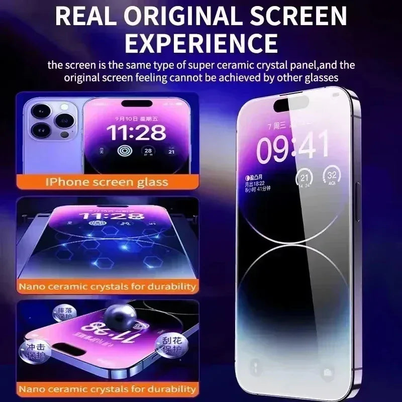 iPhone Tempered Glass Screen Protector - 9H Hardness Case-Friendly Guard Tidesmit