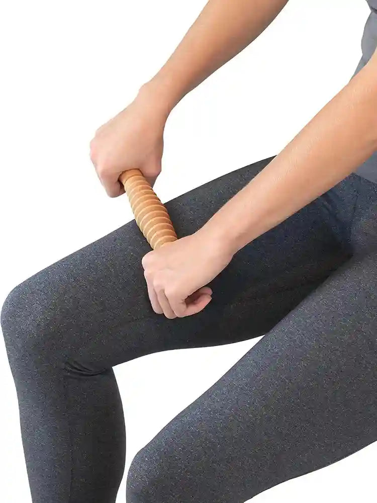 Wooden Foot Roller for Plantar Fasciitis Relief | Dual Manual Massage Tool Massage Roller Tidesmit