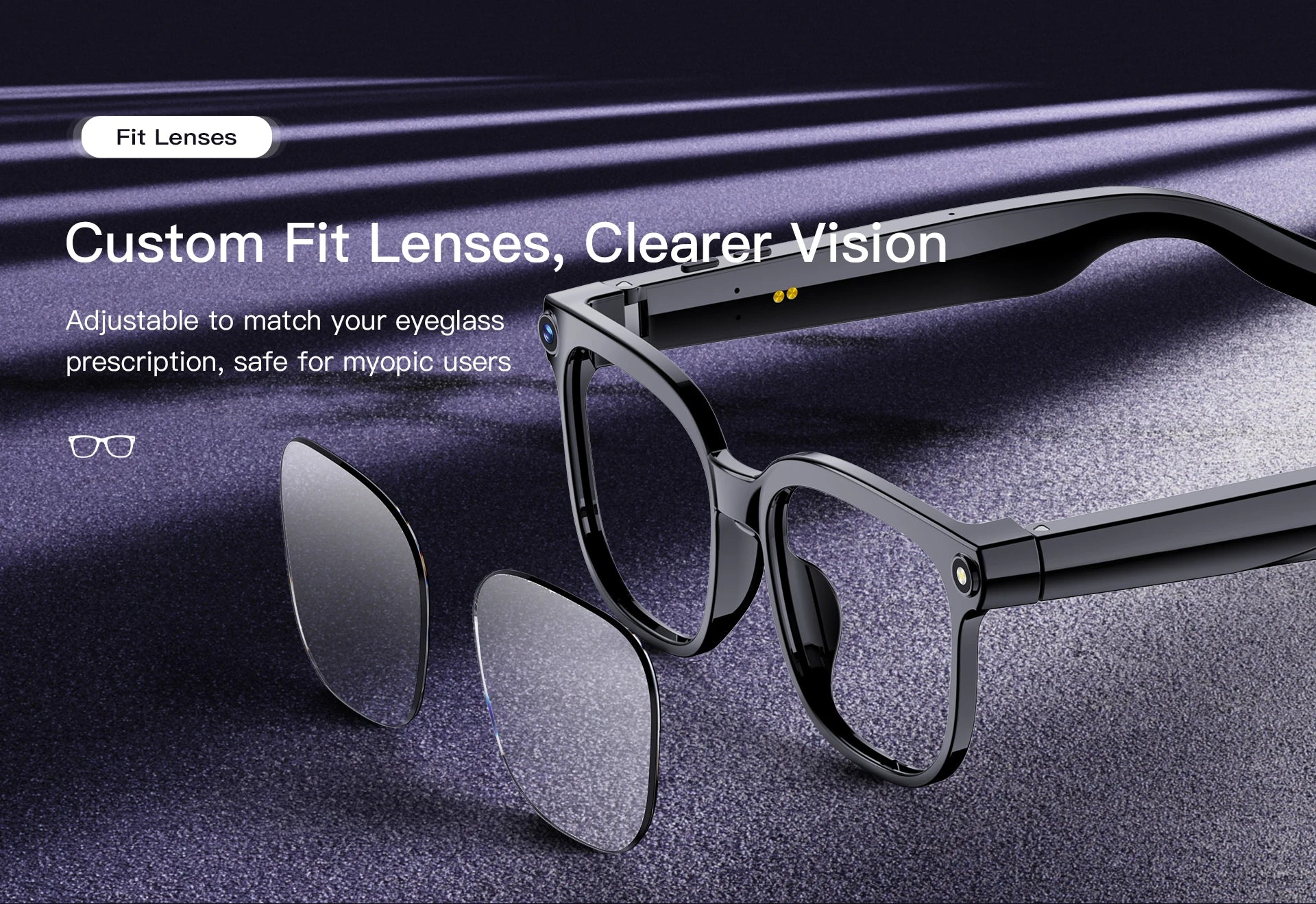 2026 4K 8MP Smart Glasses Men HD Camera 150+Language Translation ChatGPT WIFI Video Recording Bluetooth CallAudio Glasses Women