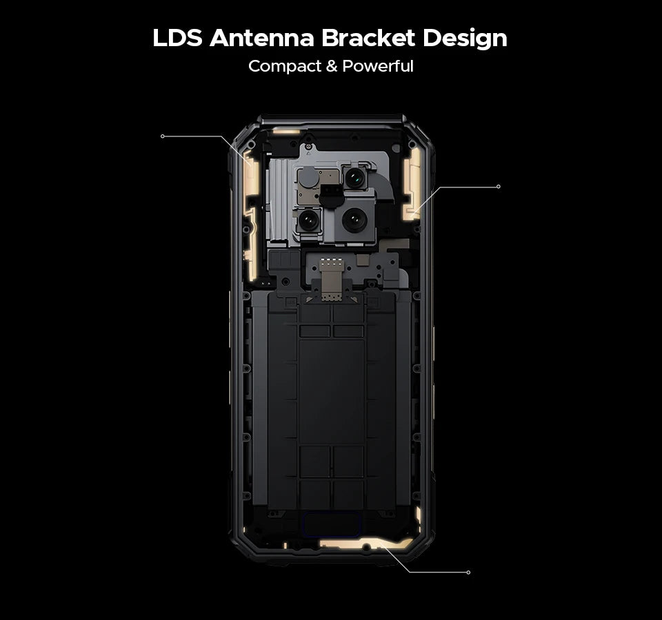 DOOGEE V Max Play 5G Projector Rugged Phone 6.78" 120Hz 20500mAh Dual Camping Lights16GB+512GB 200MP Main Camera NFC Smartphone