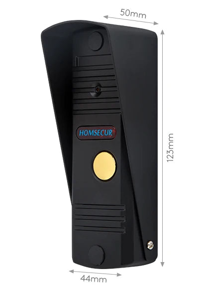 (Not Standalone) HOMSECUR 84201-CR-FHD Doorbell Camera 2.0MP Night Vision For HDK Video Door Phone Intercom Doorbell