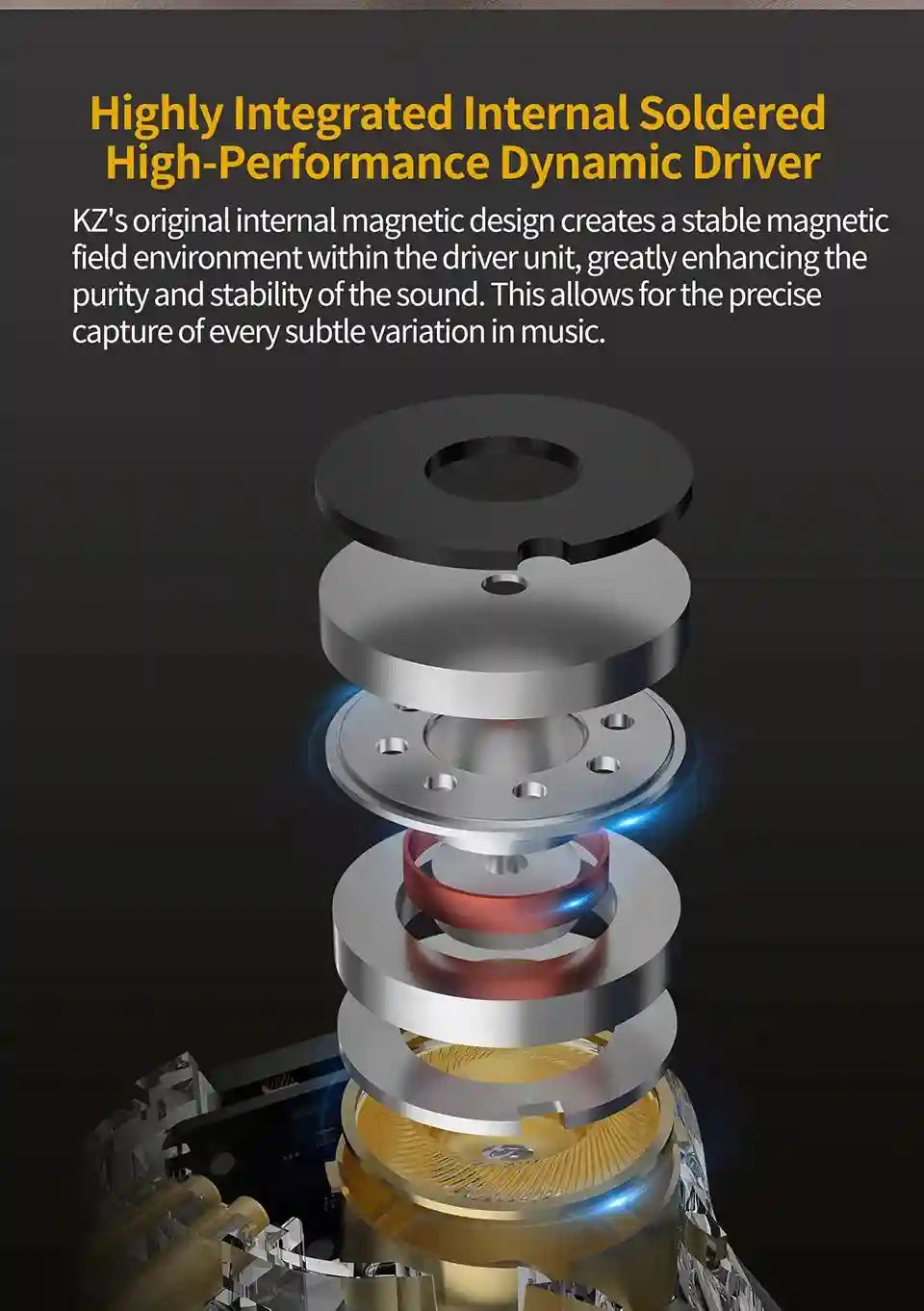 KZ ZS10 Pro 2 HiFi In-Ear Monitors with 4-Level Tuning - Metal Shell Tidesmit