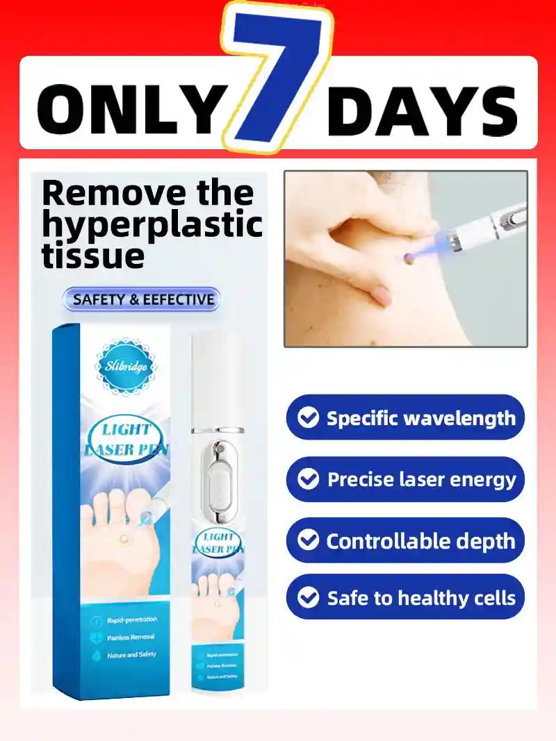 Blue Light Wart Removal Pen | Targeted Skin Care Device | Tidesmit Lip Care Tidesmit