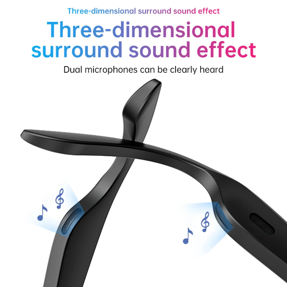 Smart Audio Glasses with AI Translator & Spatial Audio - Bluetooth 5.0 Tidesmit