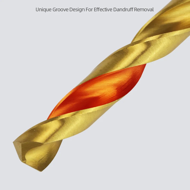 ABAOTE Titanium Twist Drill HSS High Speed Steel Drill Bits 10Pcs Power Tools 1MM 1.5MM 2MM 2.5MM 3MM For Metal Drill Tool