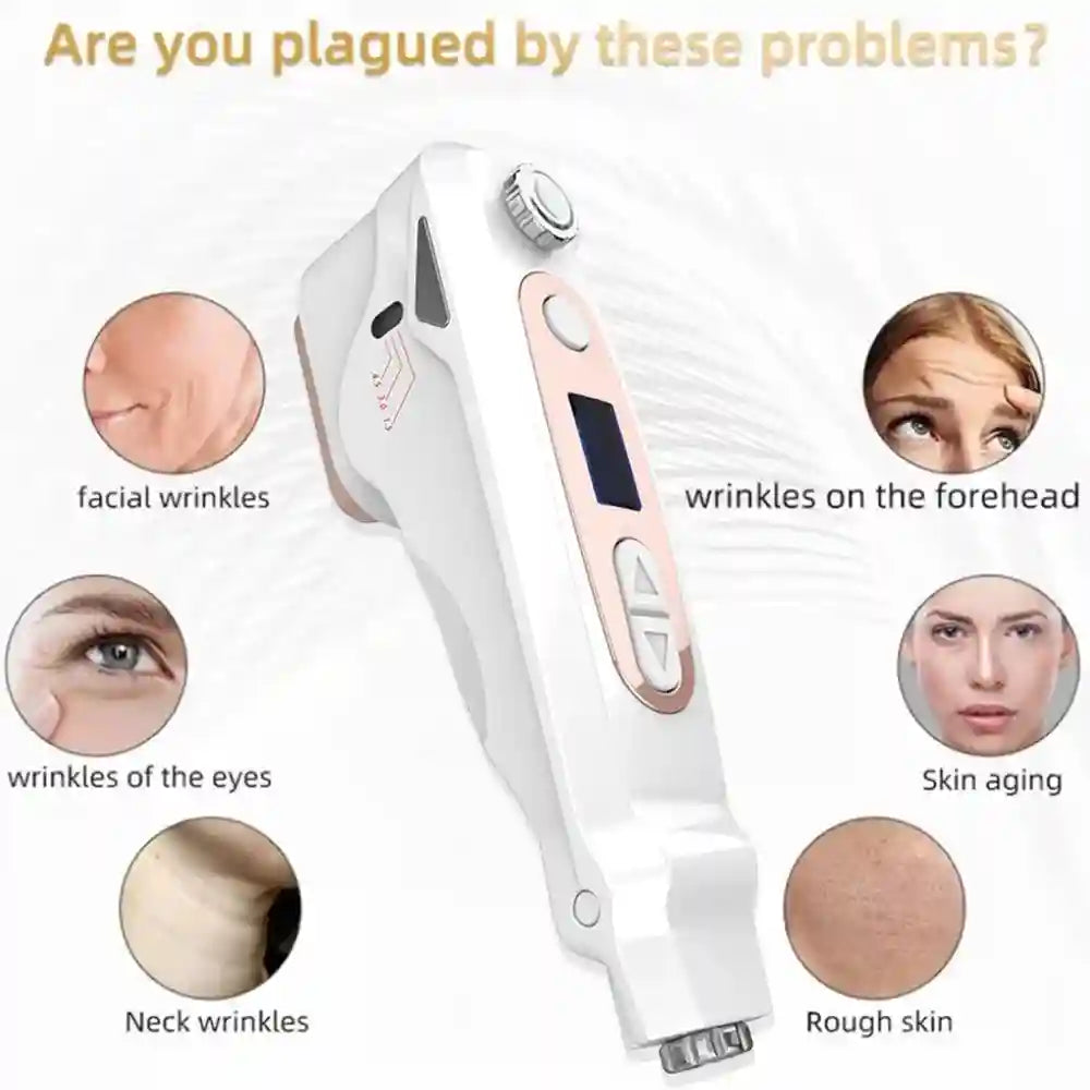 Mini Hifu Facial Machine for Skin Tightening and Wrinkle Reduction Eye Massage Instrument Tidesmit