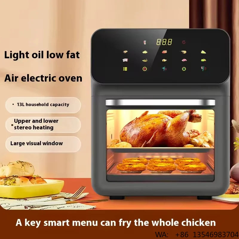 12L High Quality Multifuncional Commercial Smart Electric Digital Home air Fryer Silicone Pot