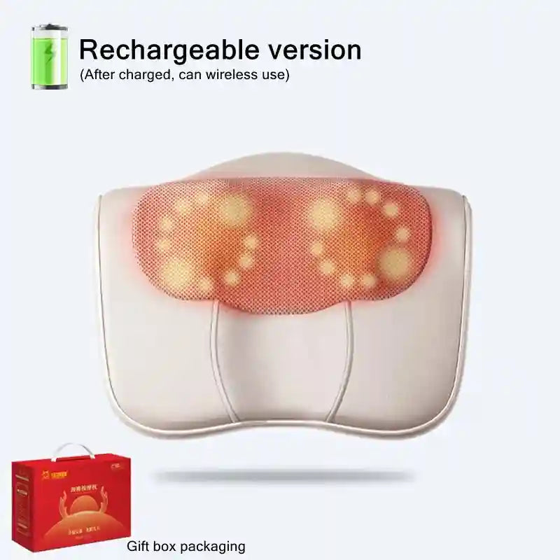 Neck Massage Pillow Shiatsu Back Massager with Heat Therapy Massage Roller ZT-8CCDK Tidesmit