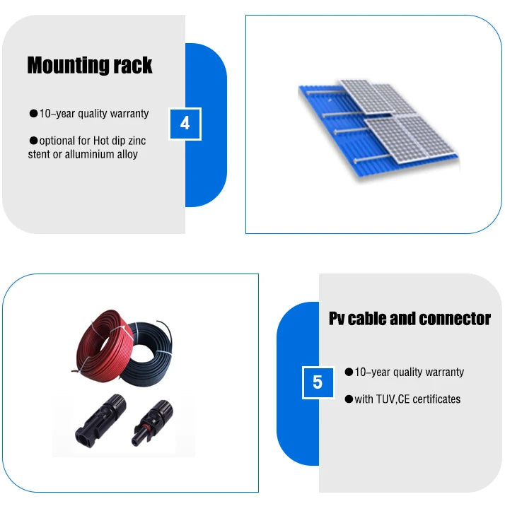 【Best-selling】1KW MPPT Solar Power System for Home Portable Power Station with Lithium Ion Battery and Polycrystalline Silicon P