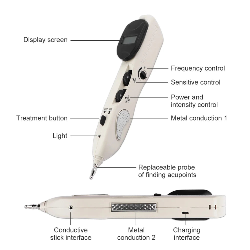 Acupuncture Pen Electronic Muscle Stimulator for Home Relaxation Therapy Relaxation Treatment Tidesmit