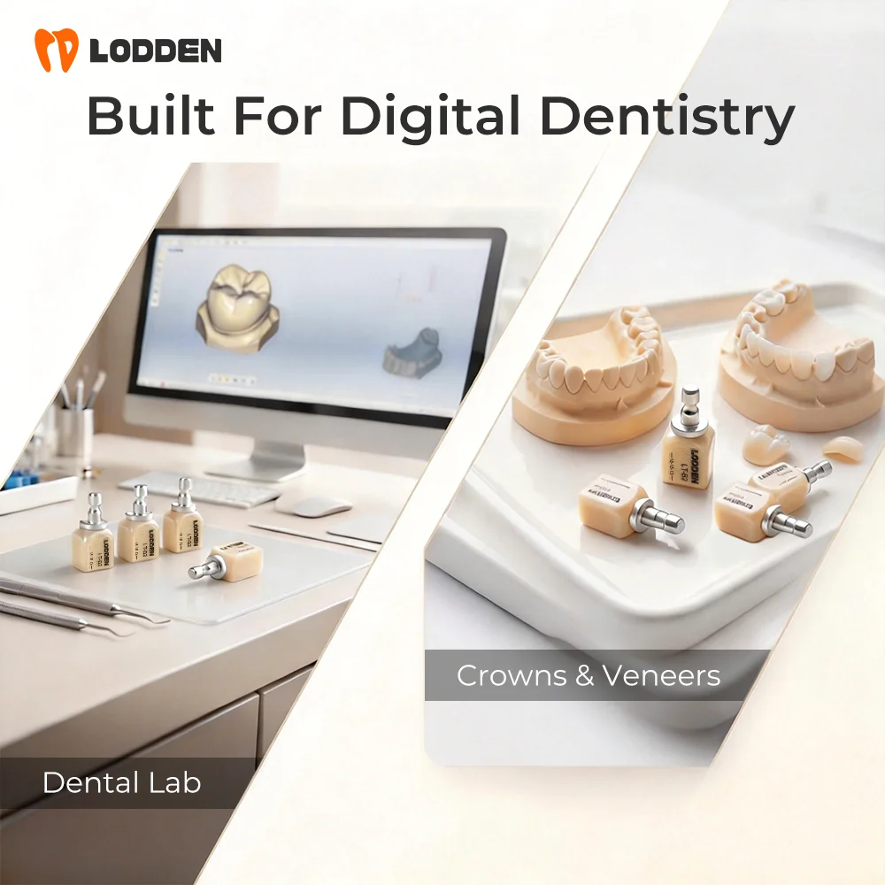 20PCS/4Boxes Lithium Disilicate Blocks Without Sintering Dental  Materials Instant Restoration Glass Ceramic for Wholesale