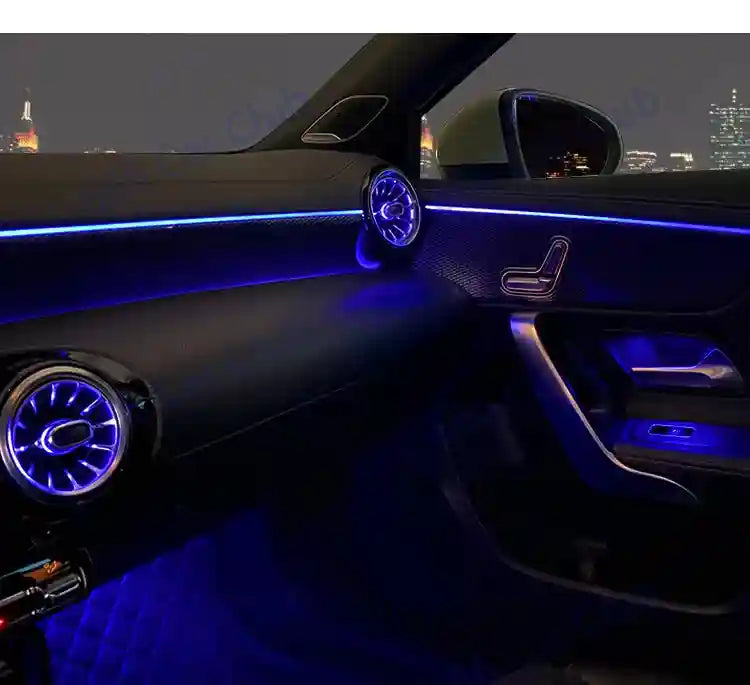 Mercedes Benz Ambient Lighting Kit 64 Color RGB LED Interior Air Tidesmit
