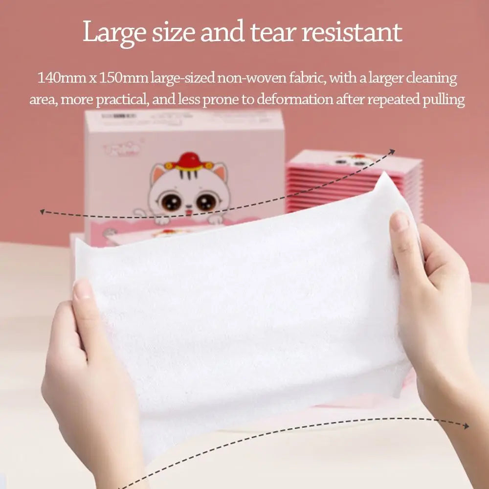 50pcs Useful Disinfection Baby Wet Wipes Hand Cleaning Portable Moist Paper Non woven fabric Tissue Home