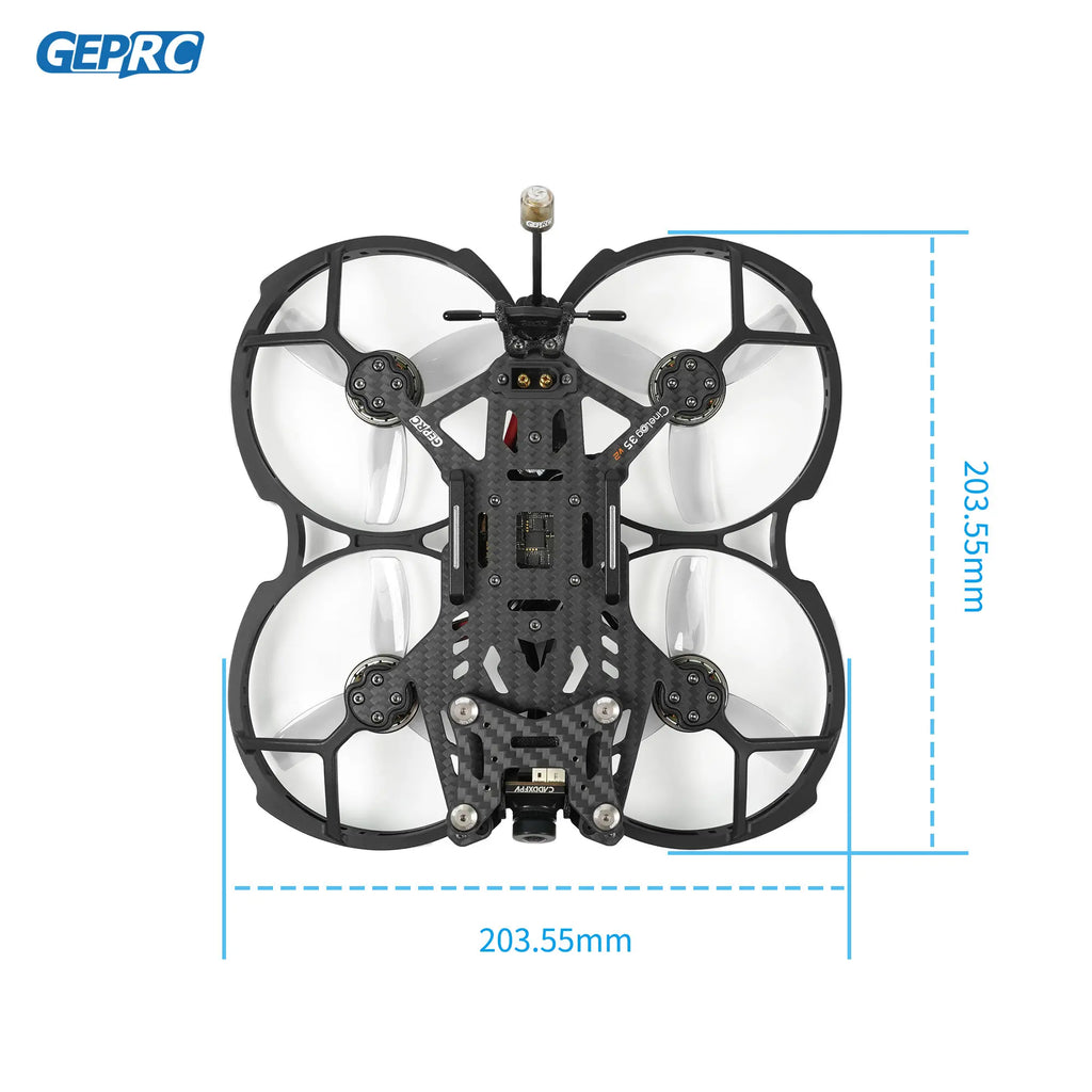 GEPRC Cinelog35 V2 Analog 6S FPV Drone for Freestyle Cinematography Tidesmit