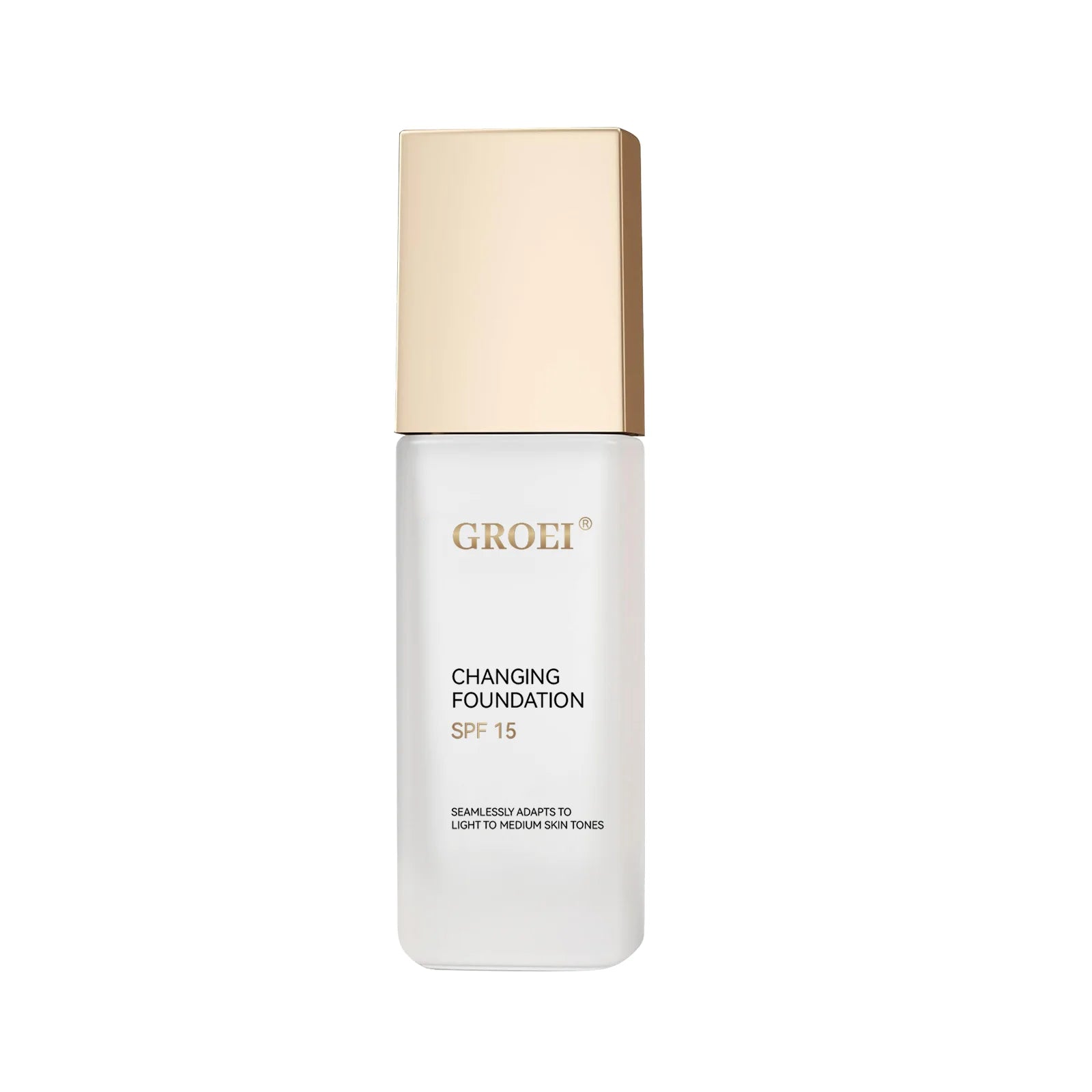 Tidesmit color changing foundation texture detail showing oil-control hydrating formula for longwearing face makeup
