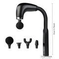 Fascia Gun Deep Tissue Massager - Rechargeable Sports Recovery Tool Fascia Gun Black Tidesmit