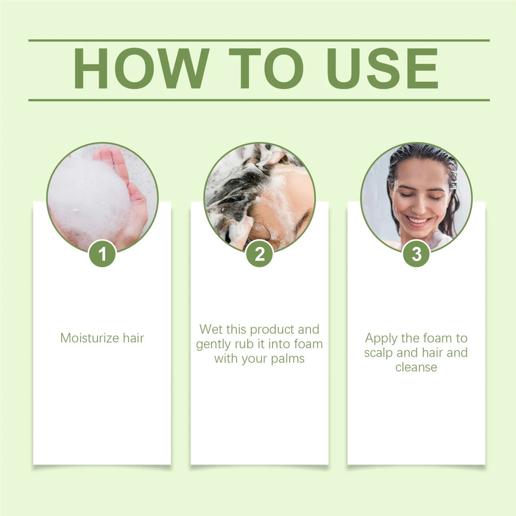Rosemary Shampoo Bar Anti Hair Loss Oil Control Promote Hair Growth Refreshing Smoothing Volumizing Handmade Natural Hair Soap