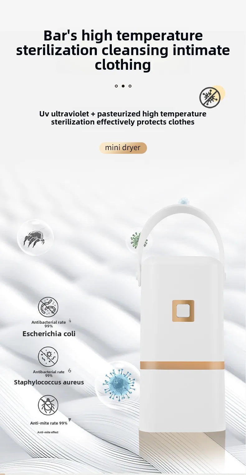 Tidesmit portable compact electric clothes dryer for dorms featuring a foldable space-saving design, view 18.