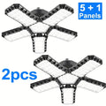 1/2/4PCS LED Garage Lights with 5+1 Adjustable Panels E26/E27 Ceiling Lamp Super Bright LED Shop Light for Industrial Lighting