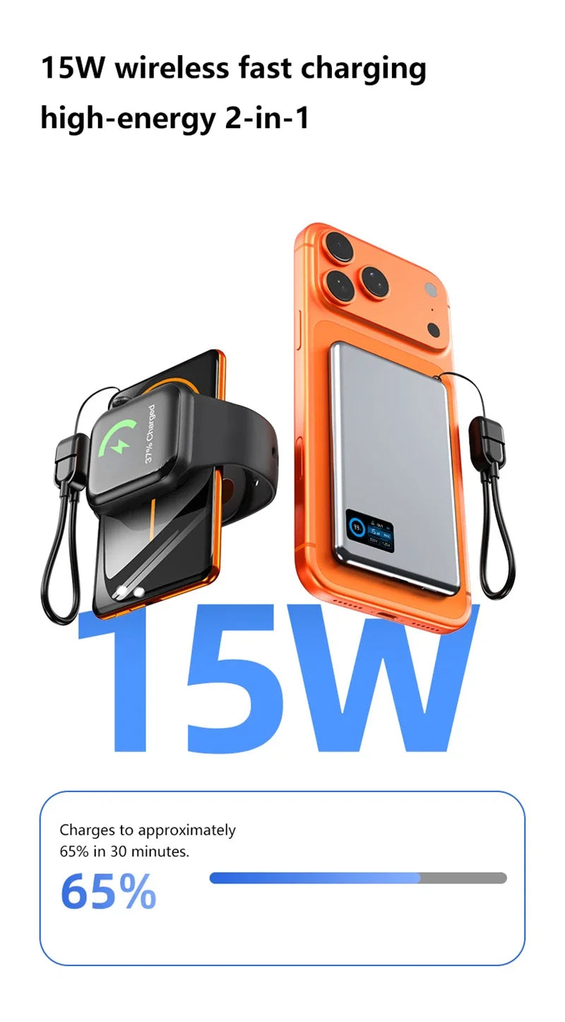 Tidesmit 100000mAh Fast Charging Power Bank - PD USB-C Portable Battery Tidesmit