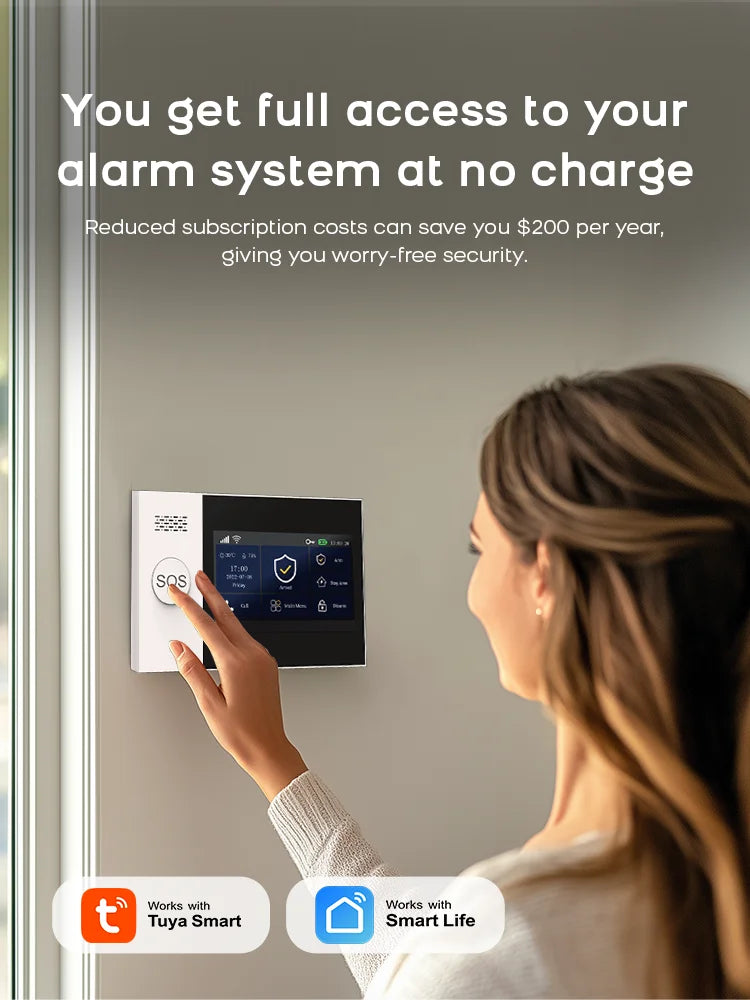 WiFi GSM Home Alarm System – App-Controlled Smart Security Kit Tidesmit