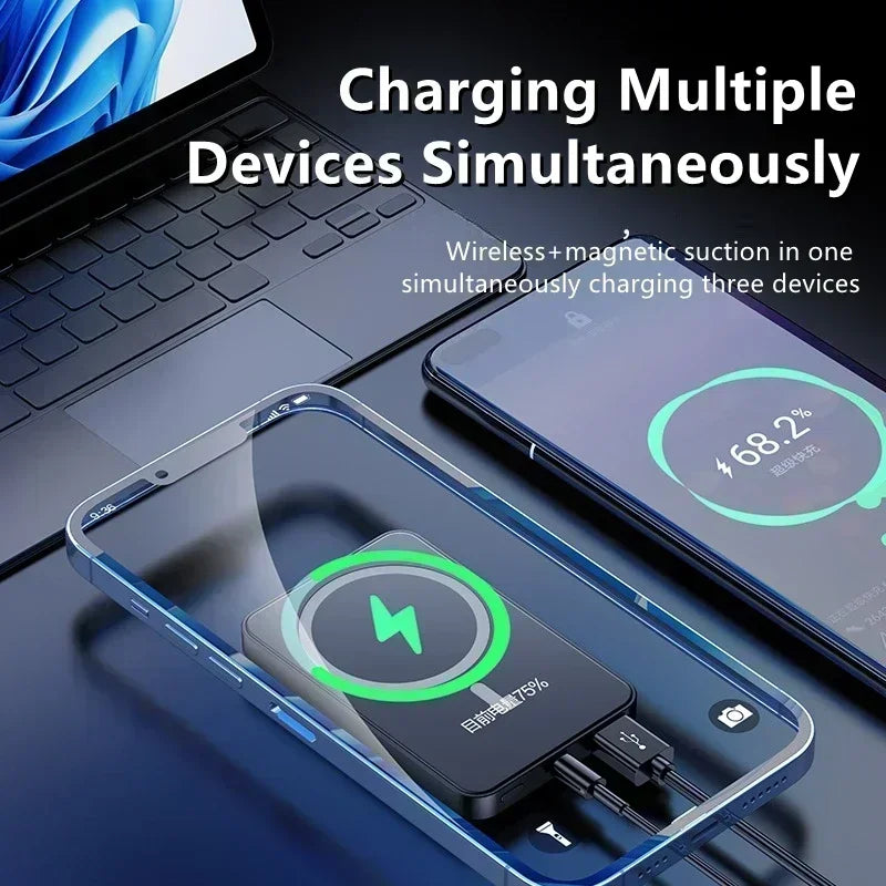 Magnetic Wireless Power Bank 20000mAh | PD Fast Charging Tidesmit Tidesmit