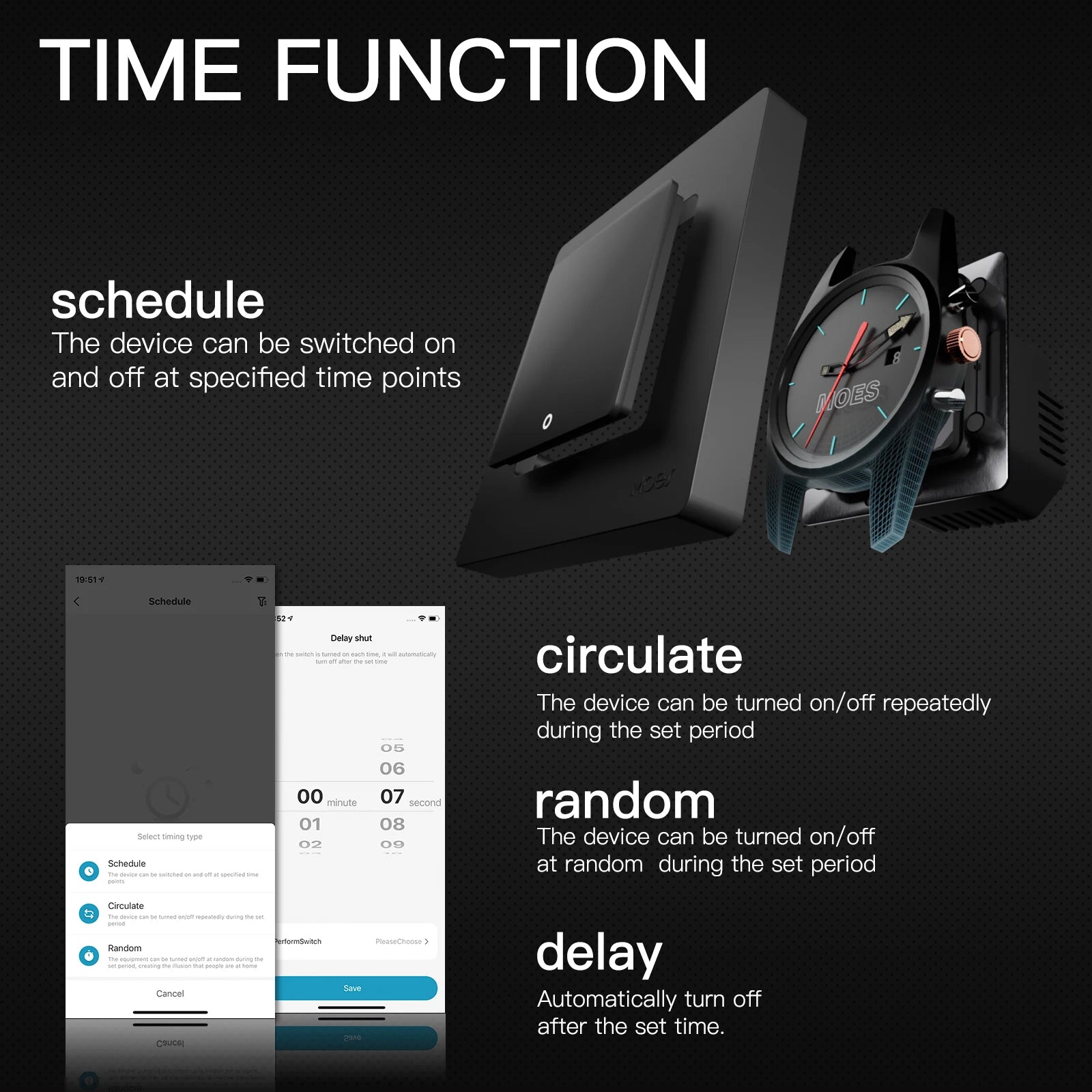 MOES New Star Ring Tuya Smart ZigBee3.0 Push Button Switch/Scene Switch Smart Life APP Remote Control Work with Alexa Google