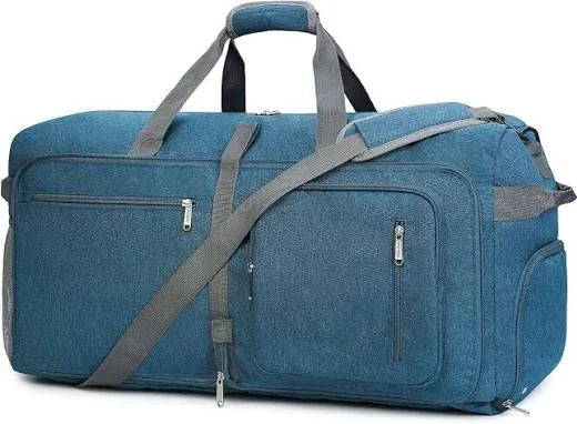 Unisex High Quality Customize Leather Duffle Bag Large Capacity Shoe Compartment With Customize Logo and Customize Storage Space