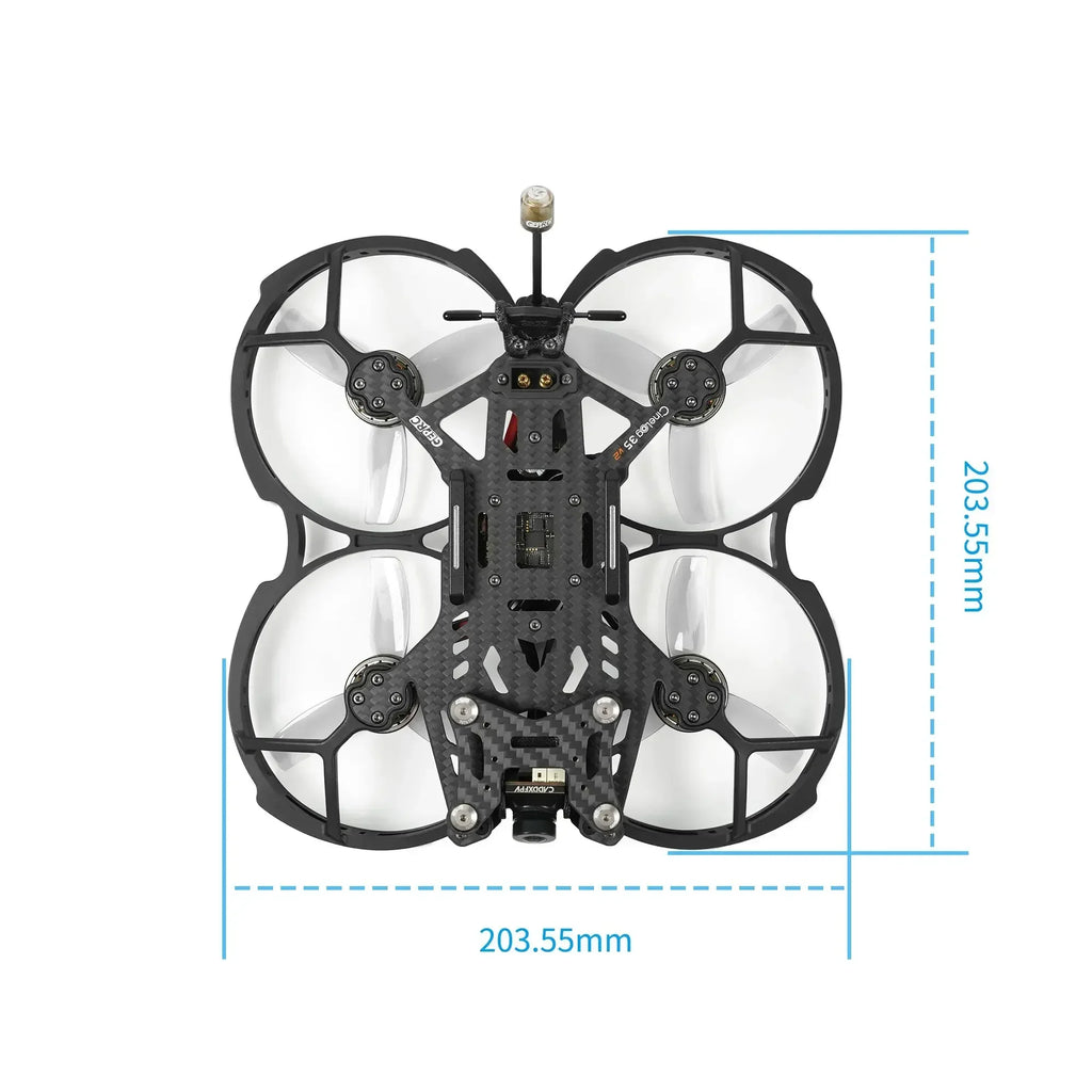 CineLog35 V2 3.5 Inch FPV Cinewhoop Drone with Analog System Tidesmit