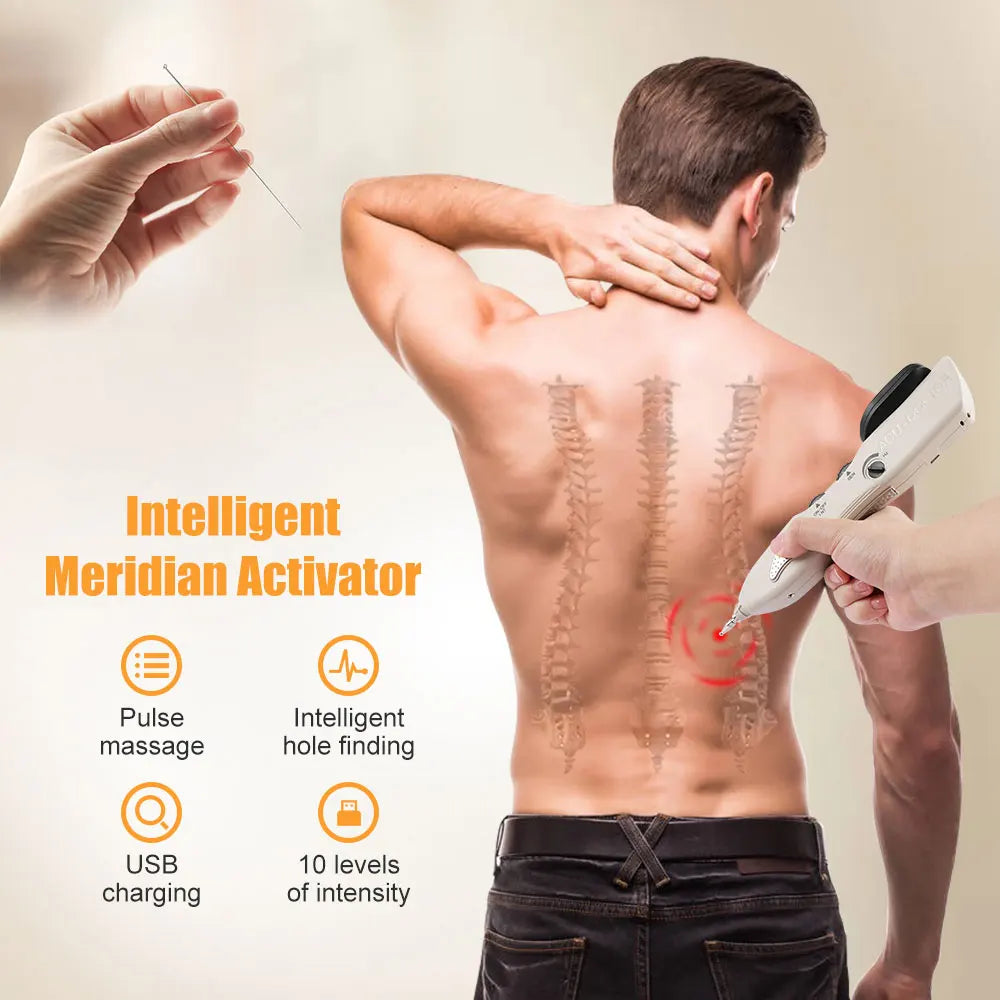 Acupuncture Pen Electronic Muscle Stimulator for Home Relaxation Therapy Relaxation Treatment Tidesmit