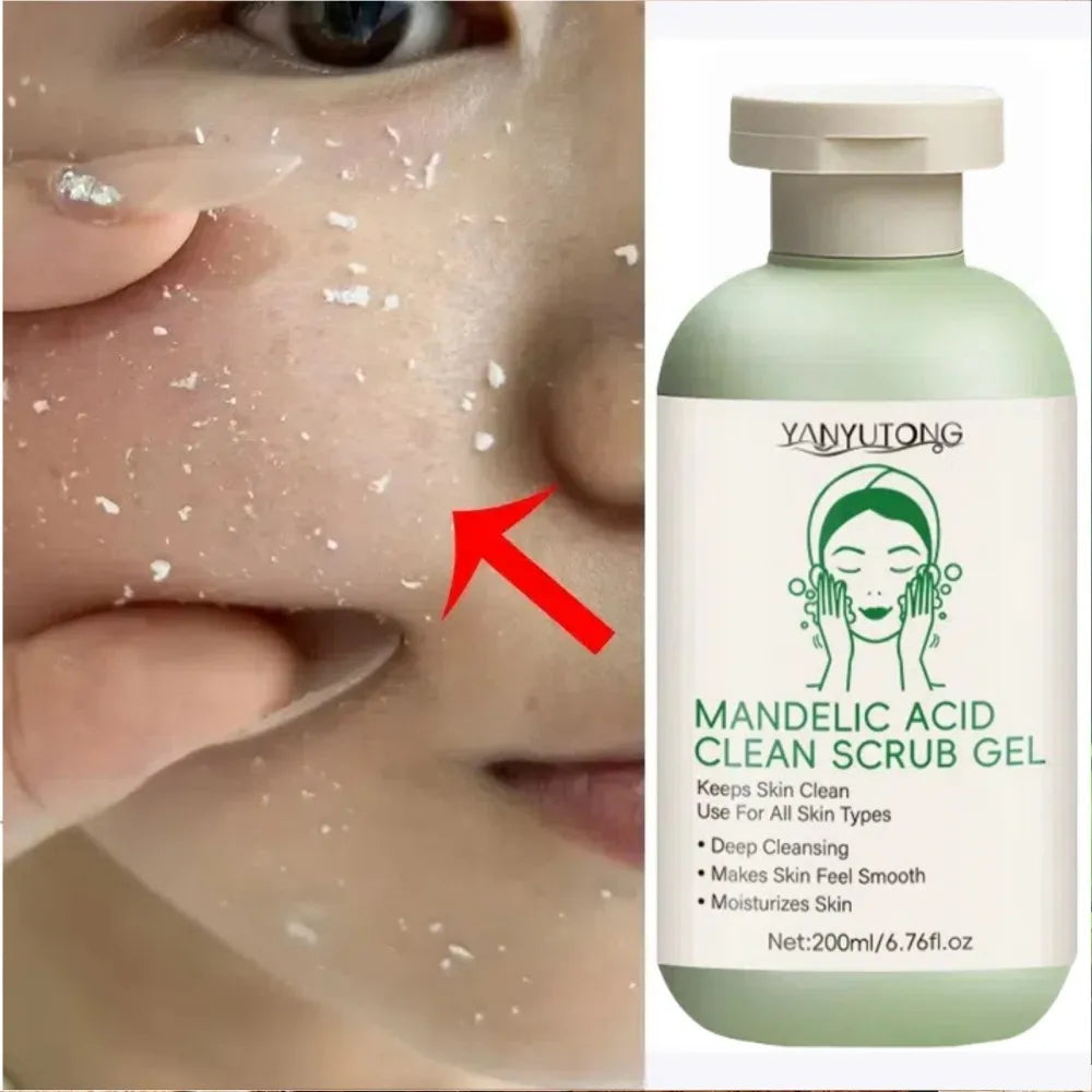 Exfoliating Facial Scrub | Aloe Vera Deep Pore Cleansing Gel Scrubs Treatments Tidesmit