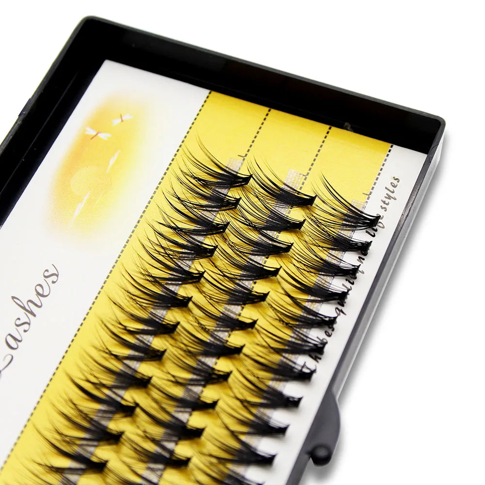 Individual Cluster 3D Volume Silk Lashes by Tidesmit False Eyelashes Tidesmit