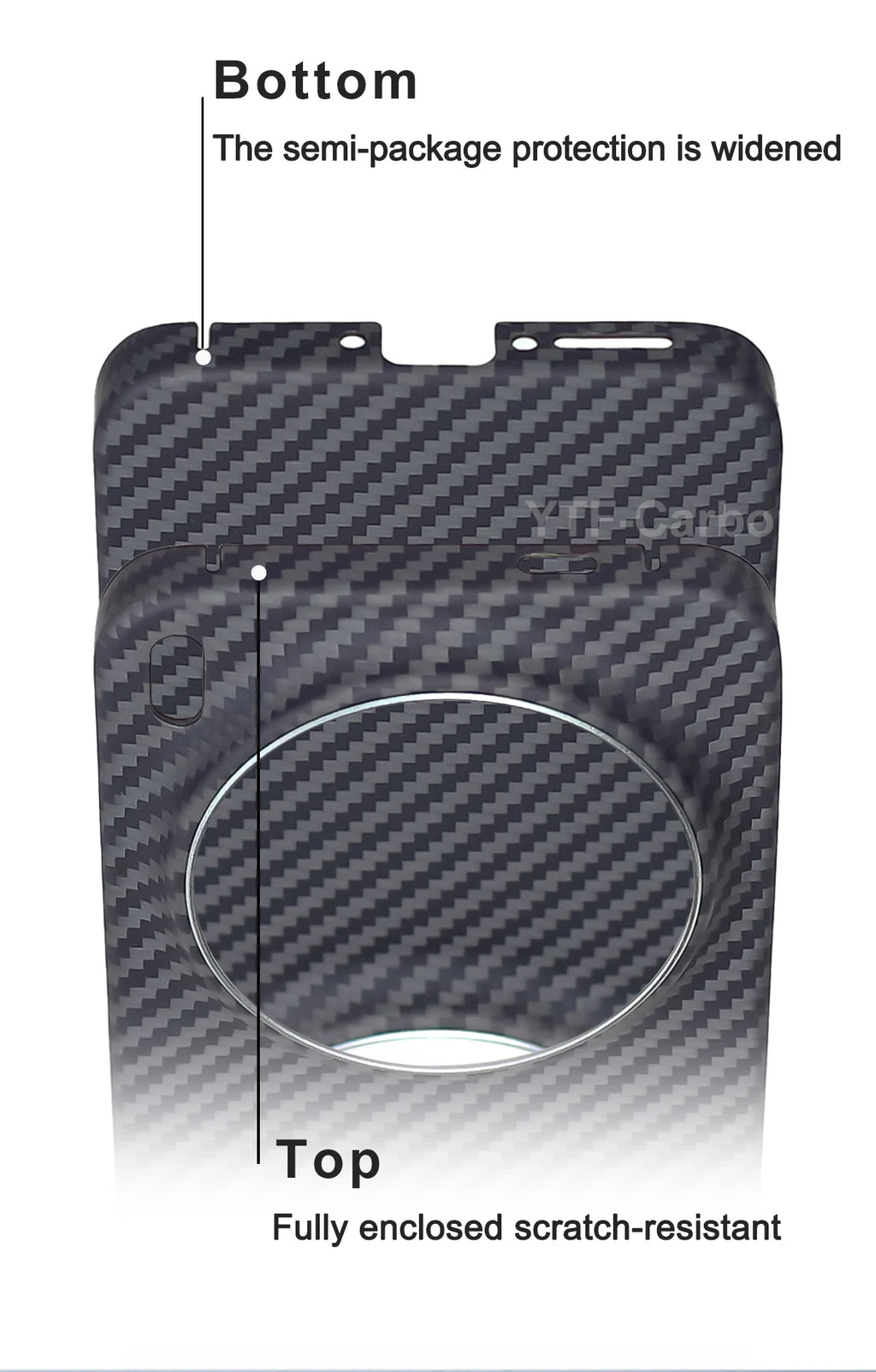 Vivo X300 Carbon Fiber Case | Slim Shock-Absorbing Cover Tidesmit