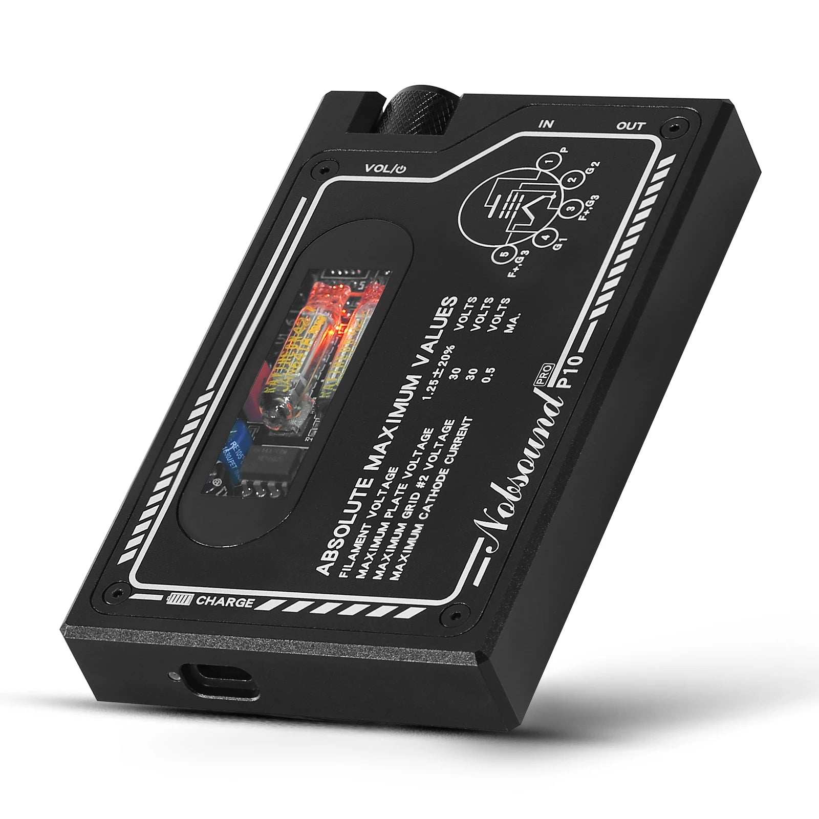 P10 Portable Tube Headphone Amplifier - HiFi Desktop Audio System Tidesmit