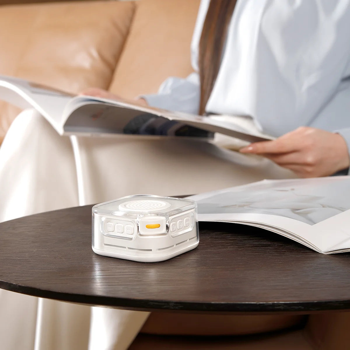 White Noise Machine with Bluetooth Function, Bluetooth Speaker, Sleep Aid Machine with Night Light for baby Adults