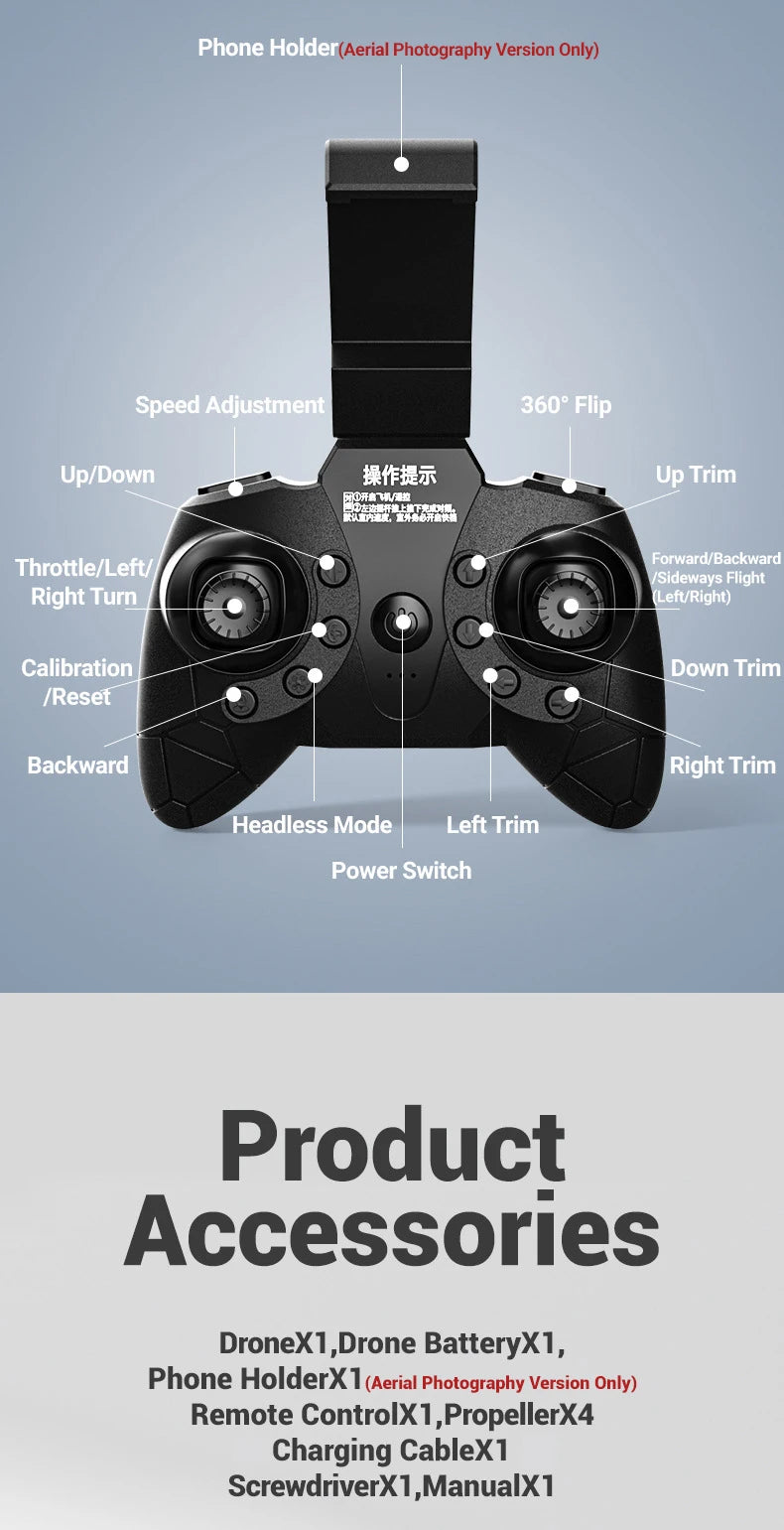 Foldable 8K Camera Drone with Obstacle Avoidance | Tidesmit Tidesmit