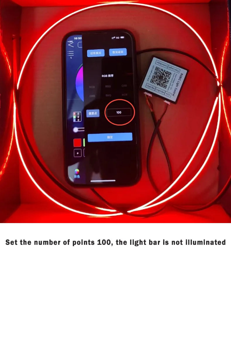 Car Ambient Lighting RGB LED Symphony Atmosphere Lamp by Tidesmit Tidesmit
